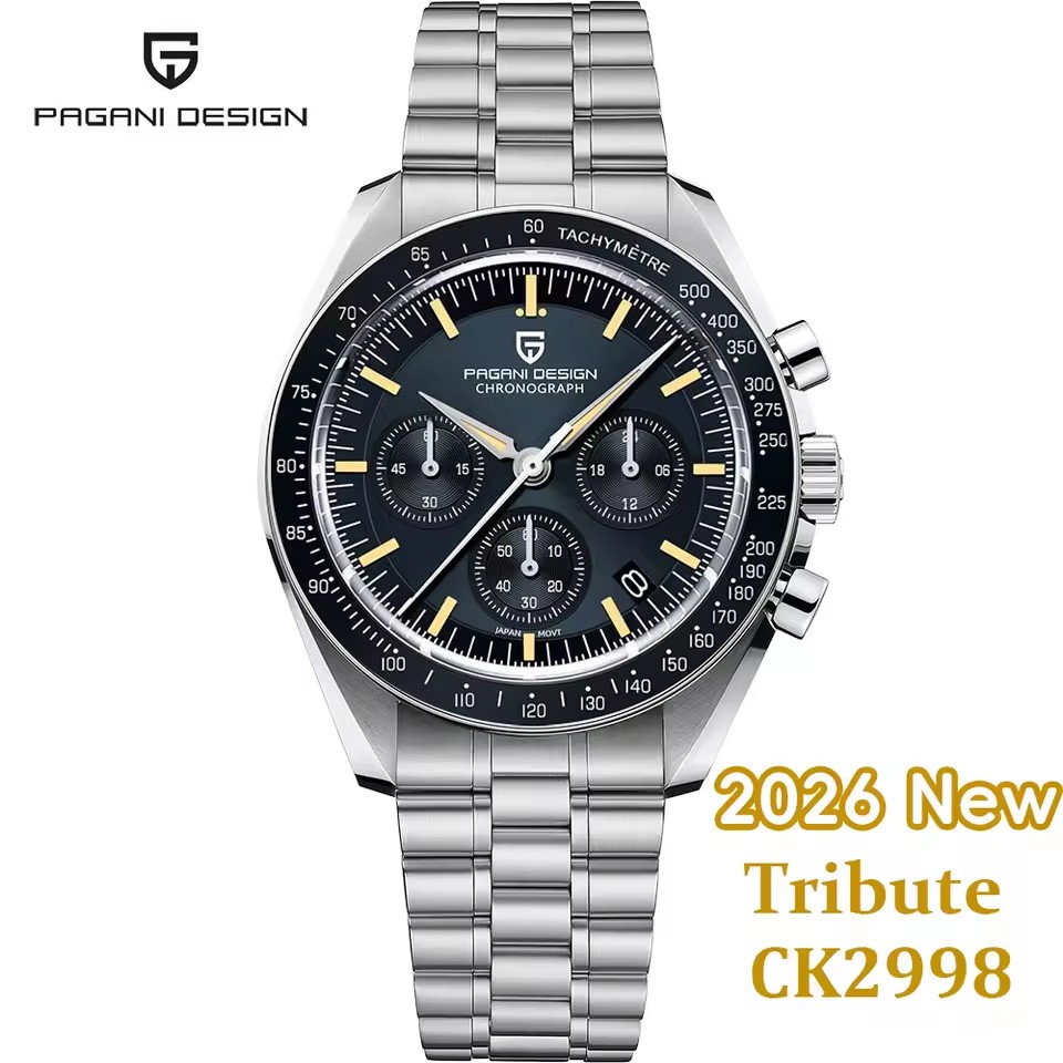 Suede Strap Watch - Zegarki męskie PAGANI DESIGN 2026 New