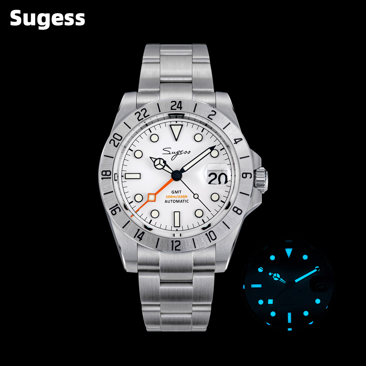 Zegarek męski Sugess GMT Autom – Rolex Watch Submariner recenzja i cena