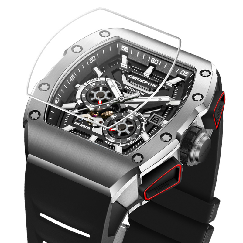 Zegarek męski CERIEPON w kszta – Rubber Strap Diver recenzja i cena