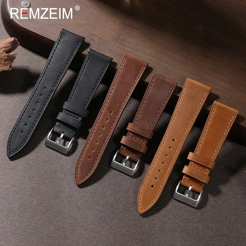 Crazy Horse skórzany pasek do  – Canvas Strap Watch recenzja i cena