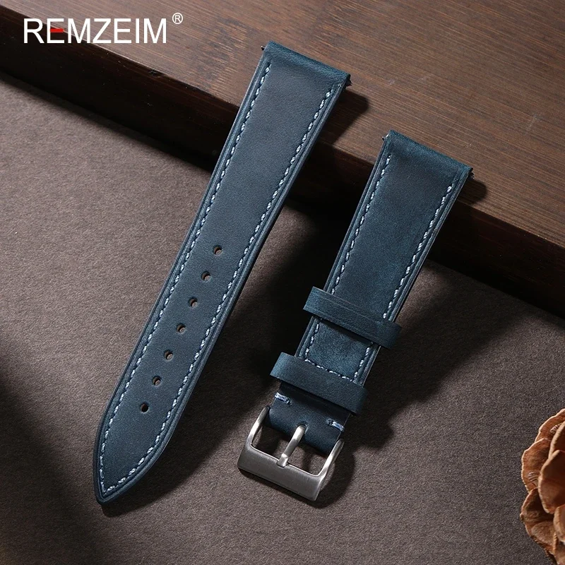 Crazy Horse skórzany pasek do  – Canvas Strap Watch recenzja i cena