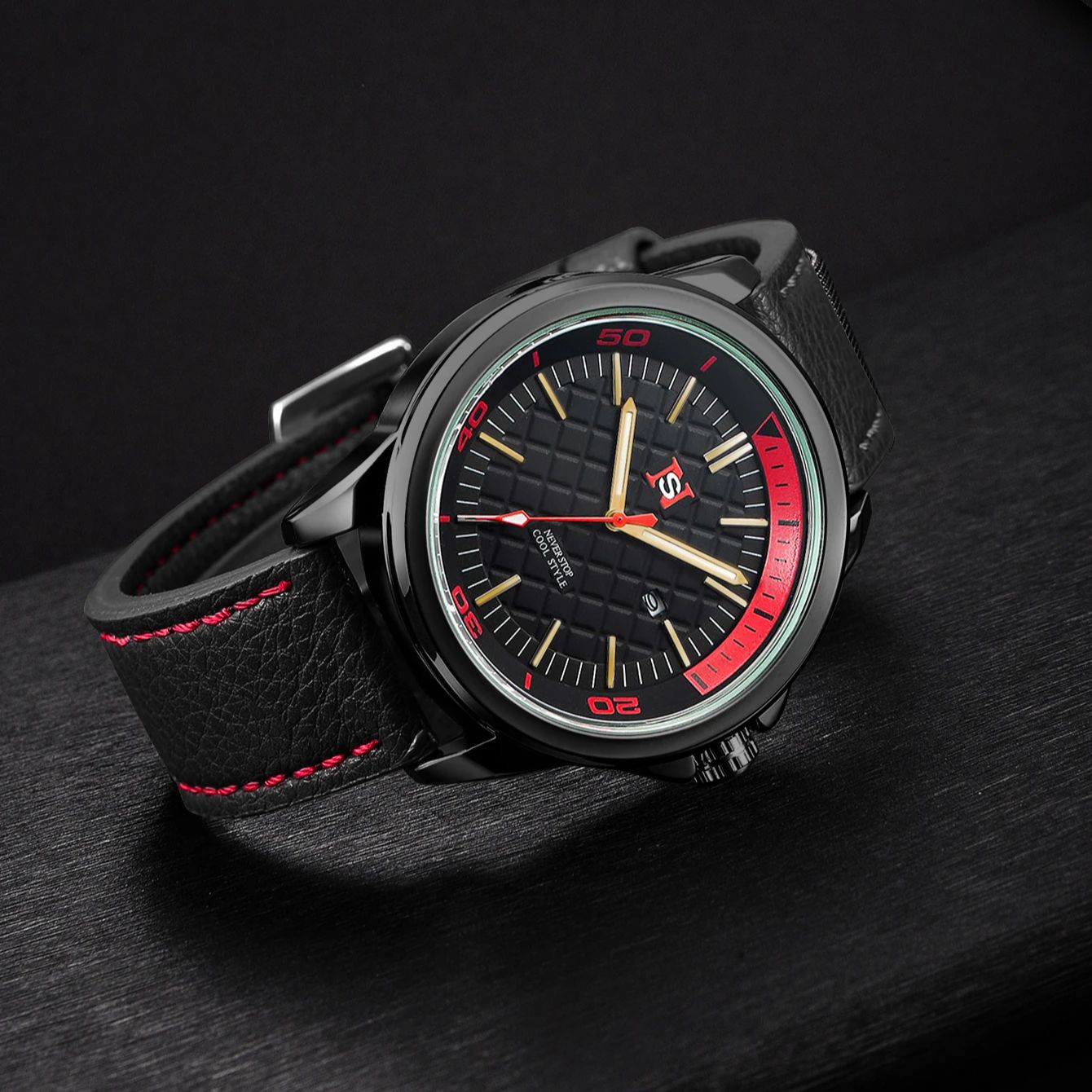 NS Simple Fashion męski zegare – Suede Strap Watch recenzja i cena