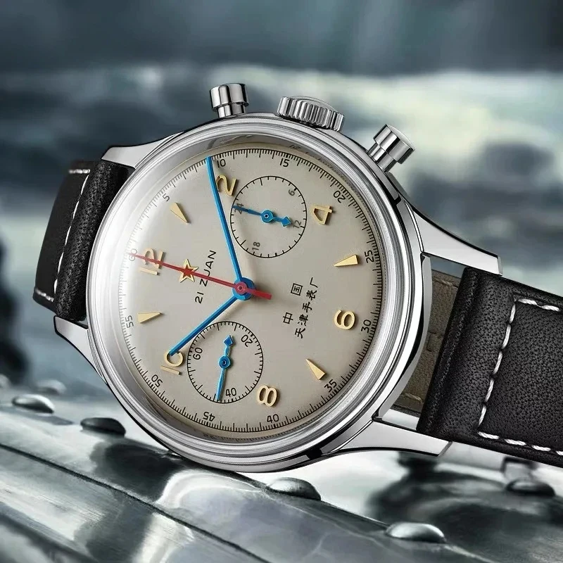 Zegarki męskie 1963 pilot auto – Suede Strap Watch recenzja i cena